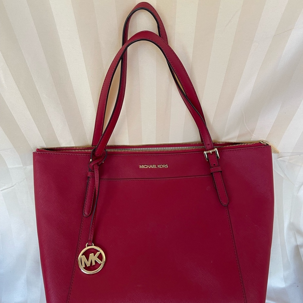 Michael Kors Cherry Red Tote